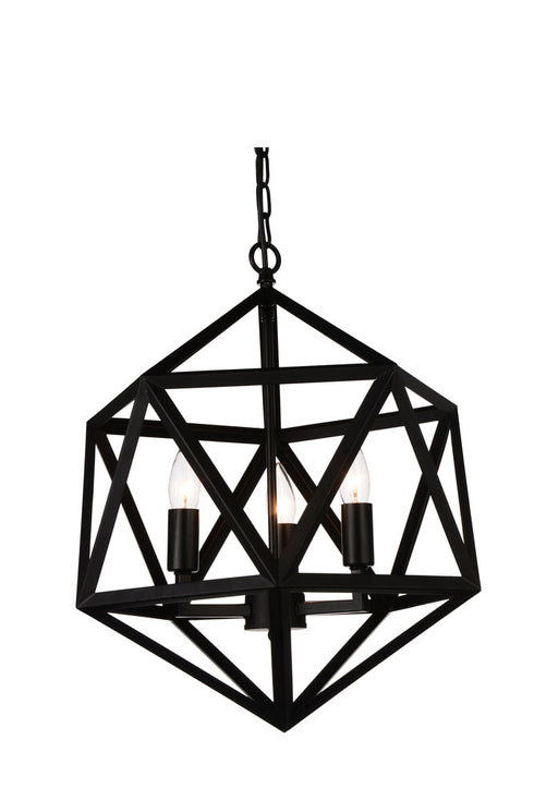 CWI Lighting Amazon 3 Light Up Pendant With Antique Forged Copper Model: 9641P17-3-128