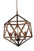 CWI Lighting Amazon 4 Light Up Pendant With Black Finish Model: 9641P20-4-101