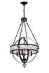CWI Lighting Arkansas 4 Light Chandelier With Black Finish Model: 9957P20-4-101