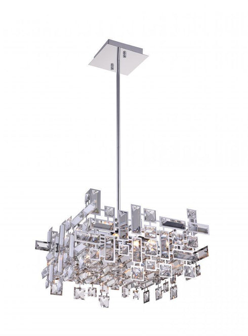 CWI Lighting Arley 6 Light Chandelier With Chrome Finish Model: 5689P14-6-S-601