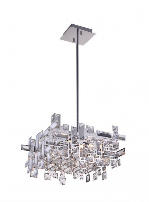 CWI Lighting Arley 8 Light Chandelier With Chrome Finish Model: 5689P21-8-601