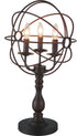 CWI Lighting Arza 3 Light Table Lamp With Brown Finish Model: 5464T14DB-3