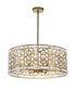 CWI Lighting Belinda 6 Light Chandelier With Champagne Finish Model: 1026P23-6-193