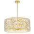 CWI Lighting Belinda 6 Light Chandelier With Champagne Finish Model: 1026P23-6-193