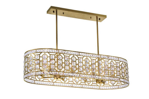 CWI Lighting Belinda 8 Light Chandelier With Champagne Finish Model: 1026P41-8-193