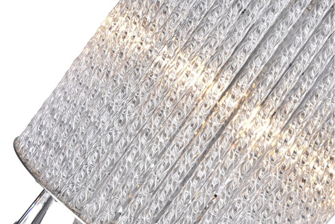 CWI Lighting Benson 2 Light Drum Shade Mini Pendant With Chrome Model: 5562P8C CLEAR