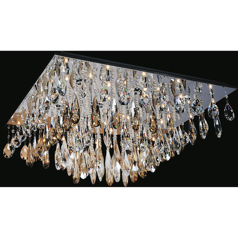 CWI Lighting Bianca 13 Light Flush Mount With Chrome Finish Model: 5034C24C-S