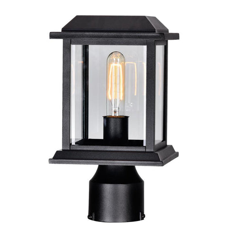 CWI Lighting Blackbridge 1 Light Outdoor Black Lantern Model: 0409PT6-1-101