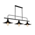 CWI Lighting Brave 3 Light Pool Table Light With Black Finish Model: 9605P46-3-101
