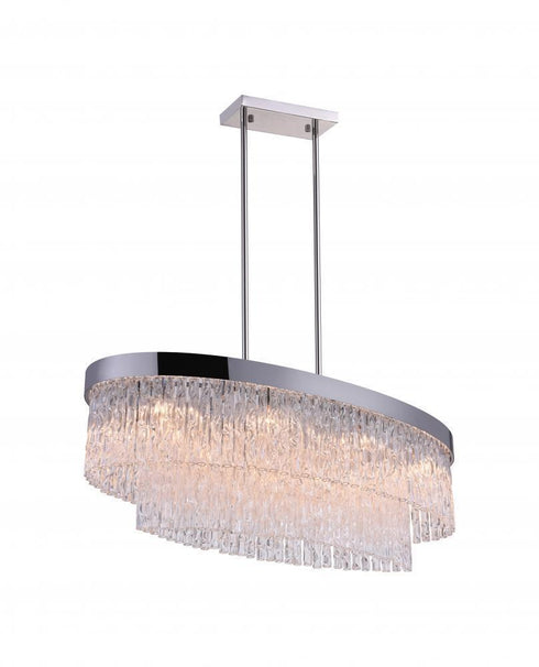 CWI Lighting Carlotta 8 Light Island Chandelier With Chrome Finish Model: 5695P36-8-601-O