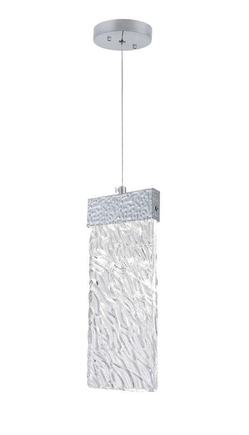 CWI Lighting Carolina LED Pendant With Pewter Finish Model: 1090P5-1-269-A