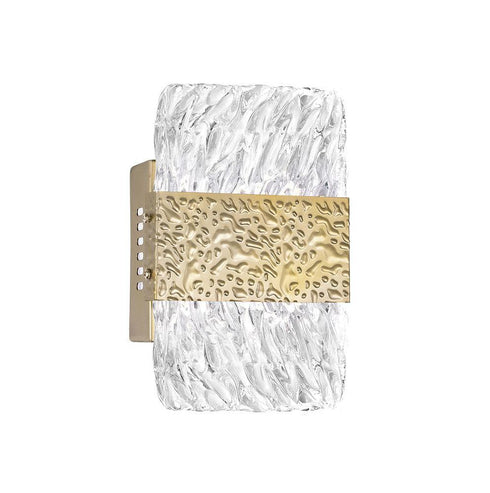 CWI Lighting Carolina LED Wall Sconce With Gold Leaf Finish Model: 1090W5-1-620