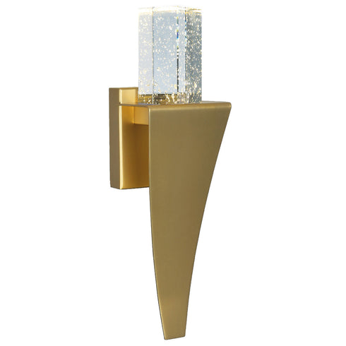 CWI Lighting Catania LED Integrated Satin Gold Wall Light Model: 1502W5-1-602