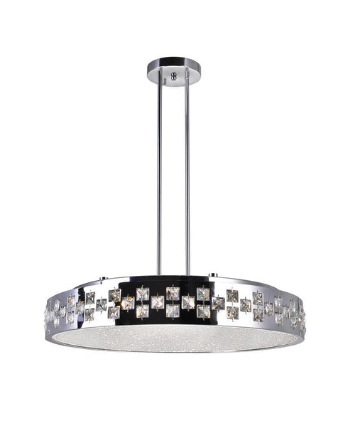 CWI Lighting Cinderella 10 Light Down Chandelier With Chrome Finish Model: 5073P26C