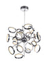 CWI Lighting Colette LED Chandelier With Chrome Finish Model: 1054P31-601