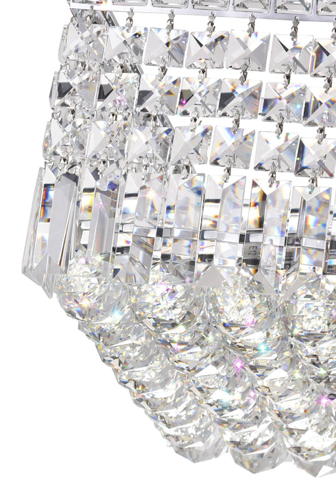 CWI Lighting Colosseum 10 Light Down Chandelier With Chrome Finish Model: 8030P30C-RC