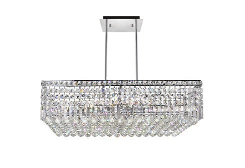 CWI Lighting Colosseum 10 Light Down Chandelier With Chrome Finish Model: 8030P30C-RC