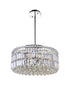 CWI Lighting Colosseum 8 Light Down Chandelier With Chrome Finish Model: 8006P20C-R
