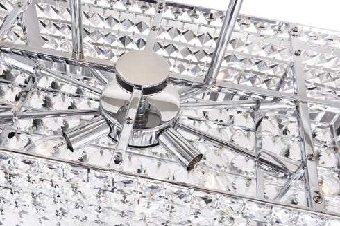 CWI Lighting Colosseum 8 Light Down Chandelier With Chrome Finish Model: 8030P26C-RC