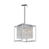 CWI Lighting Cube 5 Light Chandelier With Chrome Finish Model: QS8381P14C-S