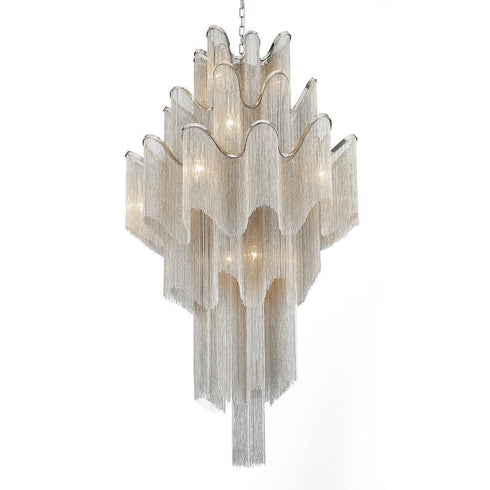 CWI Lighting Daisy 17 Light Down Chandelier With Chrome Finish Model: 5650P32C