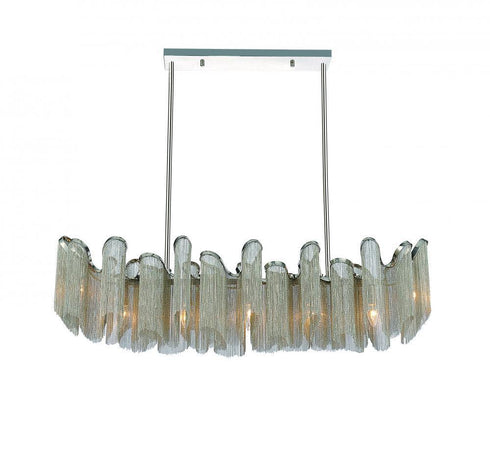 CWI Lighting Daisy 7 Light Down Chandelier With Chrome Finish Model: 5650P47C