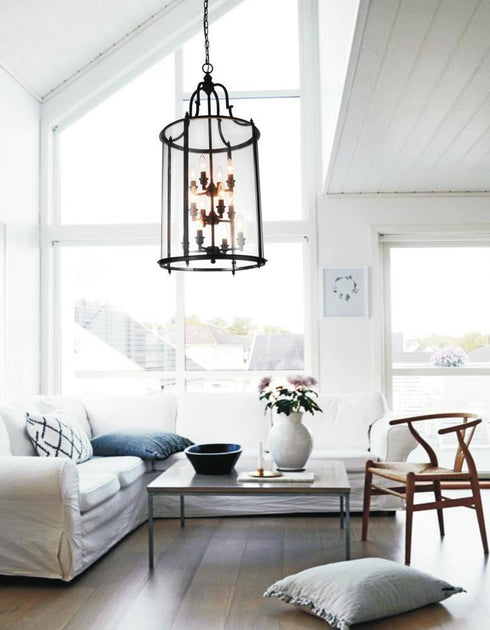 CWI Lighting Desire 12 Light Drum Shade Chandelier With Oil Model: 9809P17-12-109-A