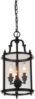 CWI Lighting Desire 3 Light Drum Shade Mini Pendant With Oil Model: 9809P9-3-109