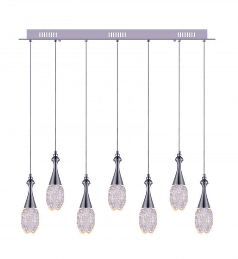 CWI Lighting Dior LED Multi Point Pendant With Chrome Finish Model: 5110P36C-RC