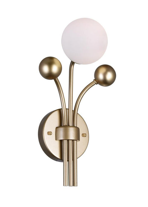CWI Lighting Element 1 Light Wall Light With Sun Gold Finish Model: 1125W8-1-268