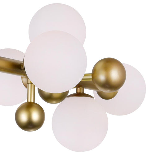 CWI Lighting Element 10 Light Chandelier With Sun Gold Finish Model: 1125P36-10-268