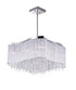 CWI Lighting Elsa 10 Light Drum Shade Chandelier With Chrome Model: 5320P20C-S