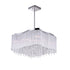 CWI Lighting Elsa 10 Light Drum Shade Chandelier With Chrome Model: 5320P20C-S