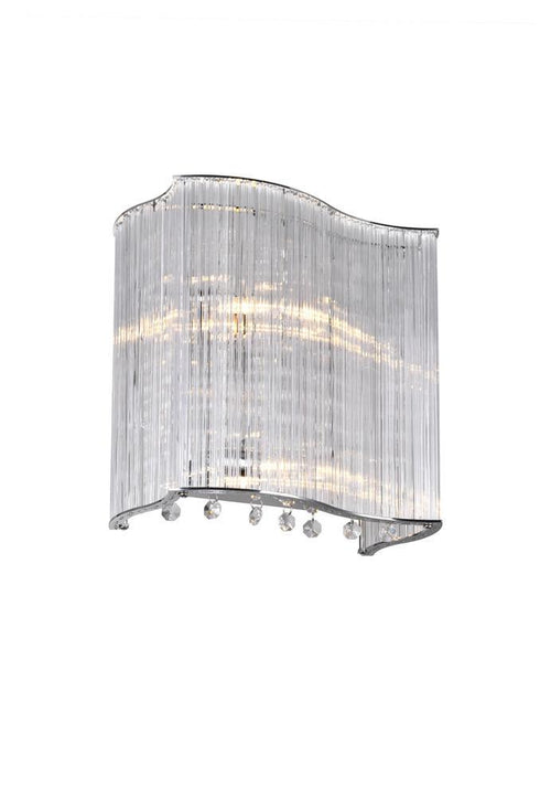 CWI Lighting Elsa 2 Light Wall Sconce With Chrome Finish Model: 5320W10C