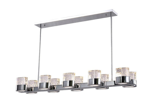 CWI Lighting Emmanuella 10 Light Chandelier With Chrome Finish Model: 1061P47-10-601-RC