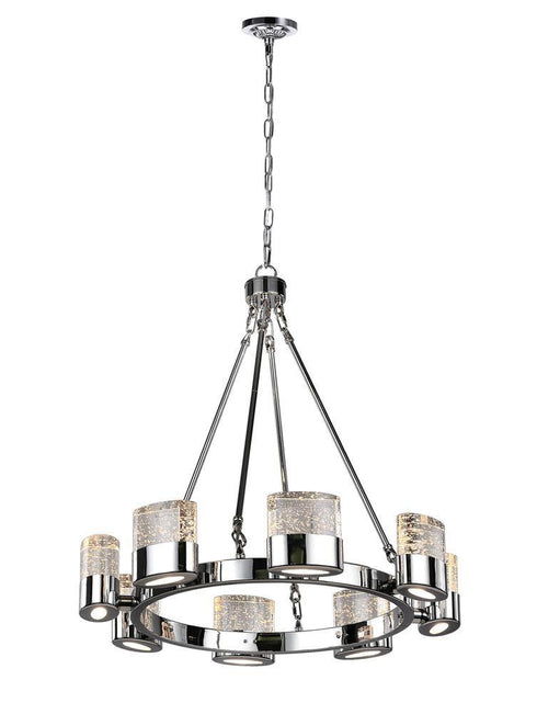CWI Lighting Emmanuella 8 Light Chandelier With Chrome Finish Model: 1061P28-8-601
