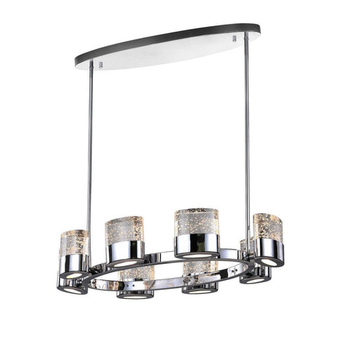 CWI Lighting Emmanuella 8 Light Chandelier With Chrome Finish Model: 1061P31-8-601-O
