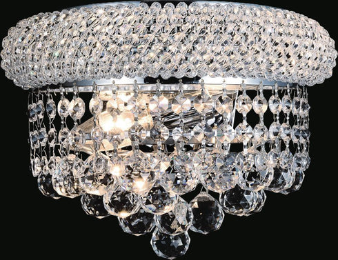 CWI Lighting Empire 2 Light Wall Sconce With Chrome Finish Model: 8001W12C-A