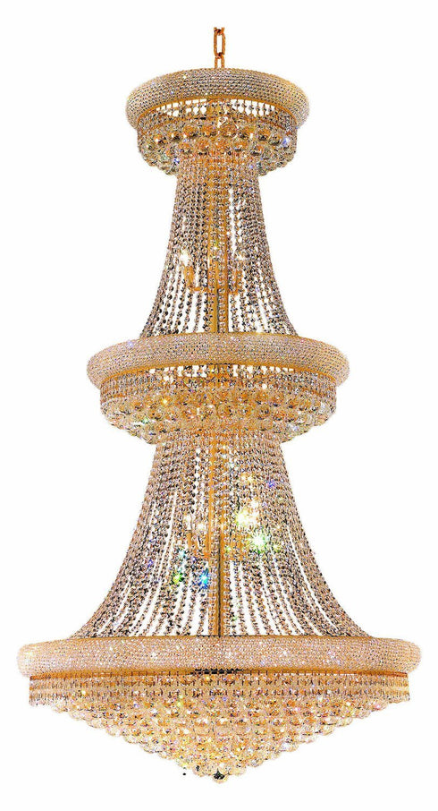 CWI Lighting Empire 38 Light Down Chandelier With Chrome Finish Model: 8001P42C