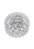CWI Lighting Empire 4 Light Flush Mount With Chrome Finish Model: 8001C14C