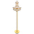 CWI Lighting Empire 8 Light Floor Lamp With Chrome Finish Model: 8001F18C