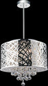 CWI Lighting Eternity 6 Light Drum Shade Chandelier With Chrome Model: 5008P16ST-R