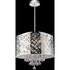 CWI Lighting Eternity 6 Light Drum Shade Chandelier With Chrome Model: 5008P16ST-R