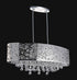 CWI Lighting Eternity 8 Light Drum Shade Chandelier With Chrome Model: 5008P32ST-O