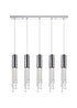 CWI Lighting Extended 5 Light Multi Light Pendant With Chrome Model: 5081P40C-RC