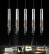 CWI Lighting Extended 5 Light Multi Light Pendant With Chrome Model: 5081P40C-RC