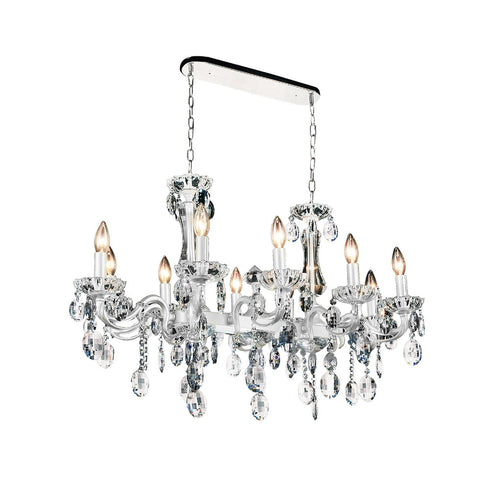 CWI Lighting Flawless 10 Light Up Chandelier With Chrome Model: 2016P37C-10