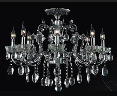 CWI Lighting Flawless 6 Light Flush Mount With Chrome Finish Model: 2026C24C-6