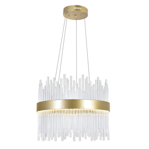 CWI Lighting Genevieve LED Chandelier With Medallion Gold Model: 1063P16-169