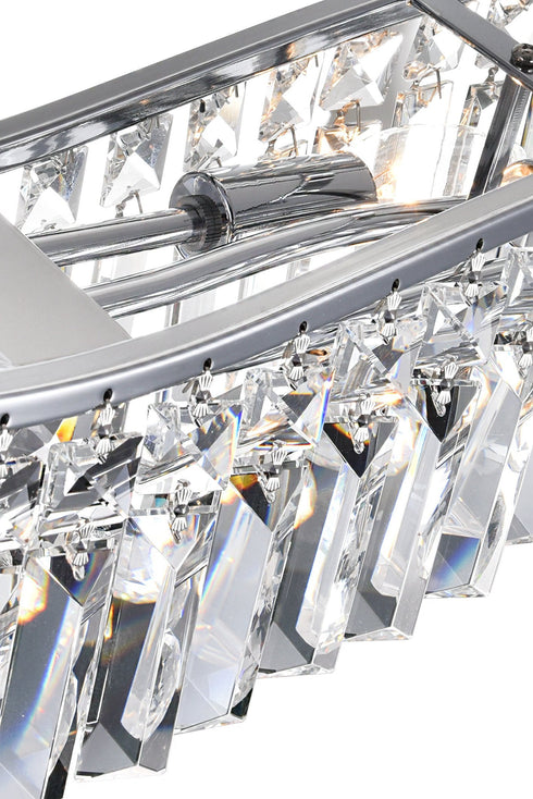 CWI Lighting Glamorous 5 Light Down Chandelier With Chrome Finish Model: 8004P30C-A (CLEAR)